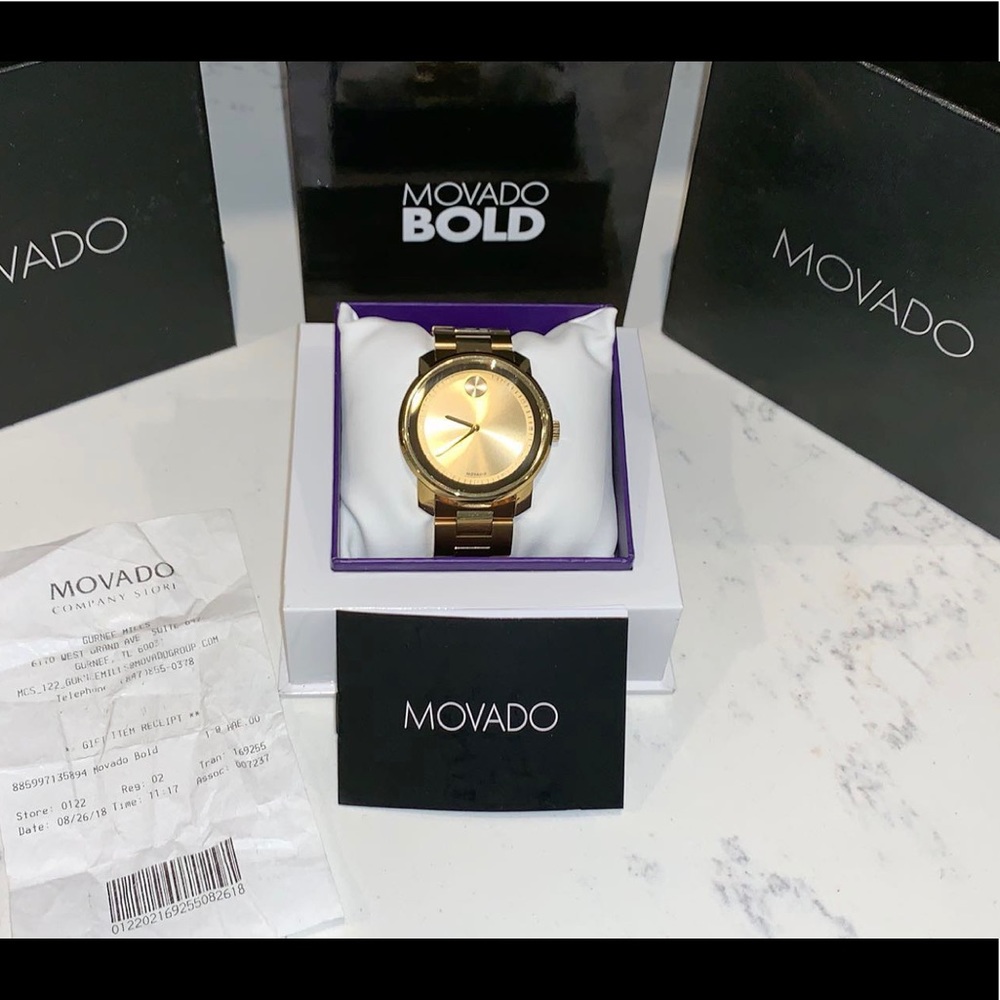 Movado Bold Gold